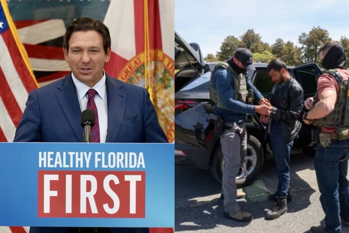 DeSantis señaló que los agentes locales deben cooperar con los agentes migratorios
