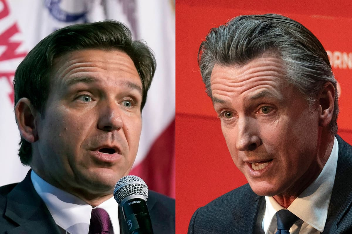 DeSantis y el gobernador Gavin Newsom se enfrentarán en un evento desde Georgia