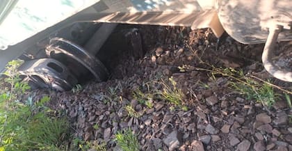 Descalzó a la altura de la Estación de la ciudad de Apóstoles, Misiones. Foto: Noticiasdel6