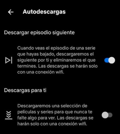 "Descarga inteligente", una función poco conocida de la app de Netflix
