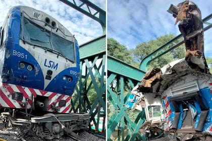 Una imagen del tren que chocó ayer en Palermo contra una locomotora

Tren San Martín; choque de trenes; sociedad
