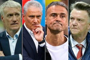 Deschamps, Tite, Luis Enrique y Van Gaal