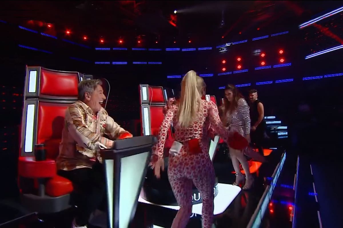 Descontrol en el estudio.