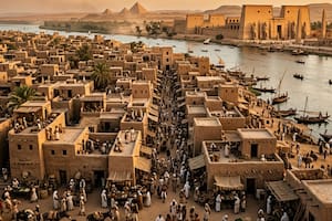 Cómo es la “lengua de oro” que encontraron en una antigua ciudad abandonada de Egipto y qué secreto oculta