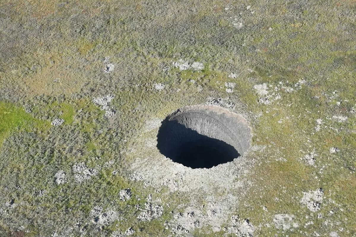 Descubren el origen de los misteriosos cráteres de Siberia