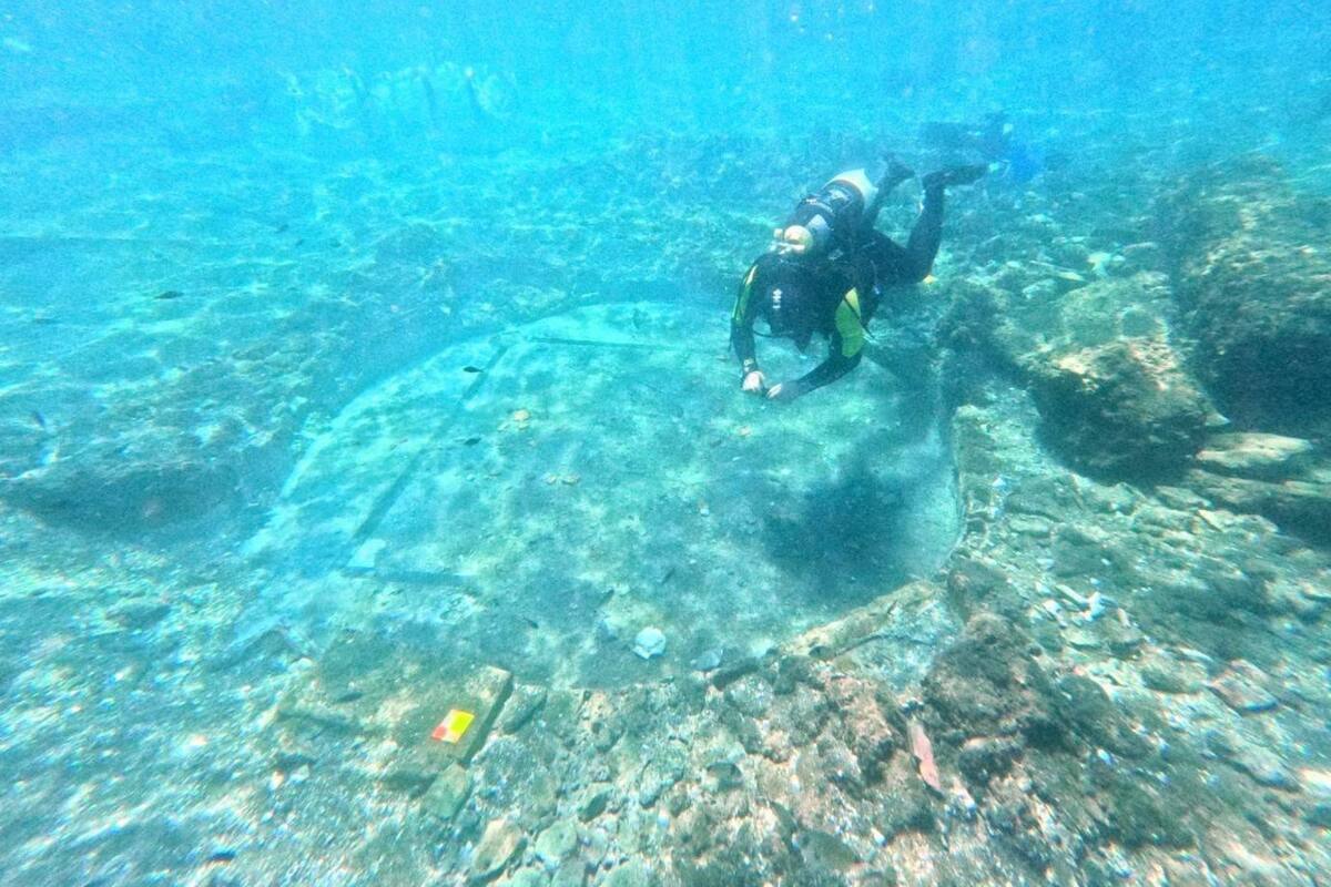 Descubren las Termas de Cicerón frente a las costas de Nápoles