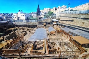 Descubren los restos de la muralla de David que figuró en la Biblia
