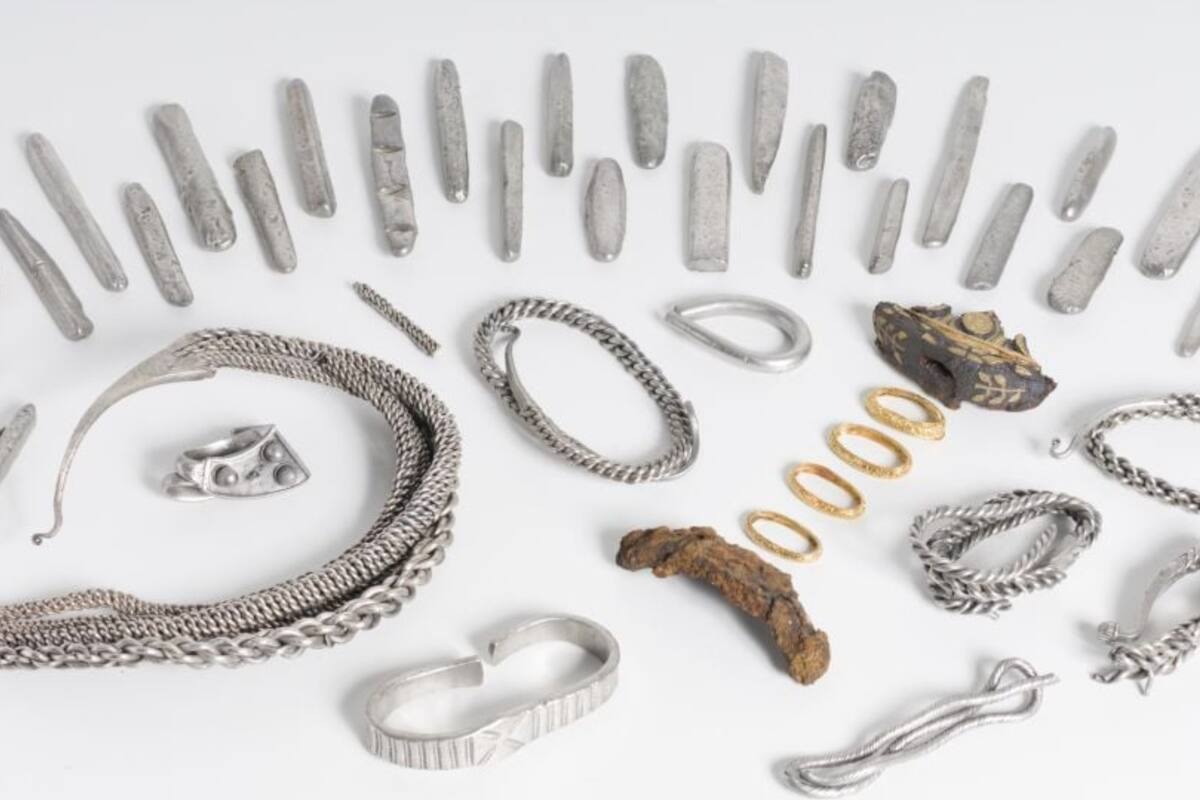 Descubrieron el origen de la plata con el que forjaron los vikingos parte de su tesoro en Bedale, Inglaterra