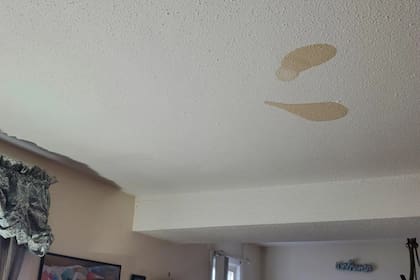 Descubrió la causa de las manchas en su techo de la peor manera