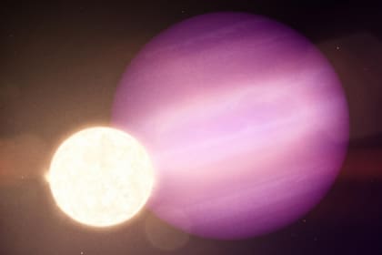 Se trata de un curioso sistema solar en el que un planeta del tamaño aproximado de Júpiter da vueltas alrededor de una enana blanca