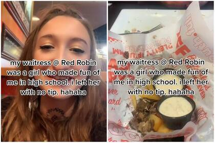 Descubrió que la moza que la atendió se burló de ella en la escuela y su reacción generó un debate en las redes