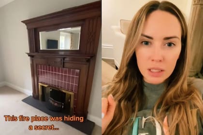 Descubrió una chimenea escondida detrás de la que había y reveló los motivos por los cuales estaba en el sitio con anterioridad