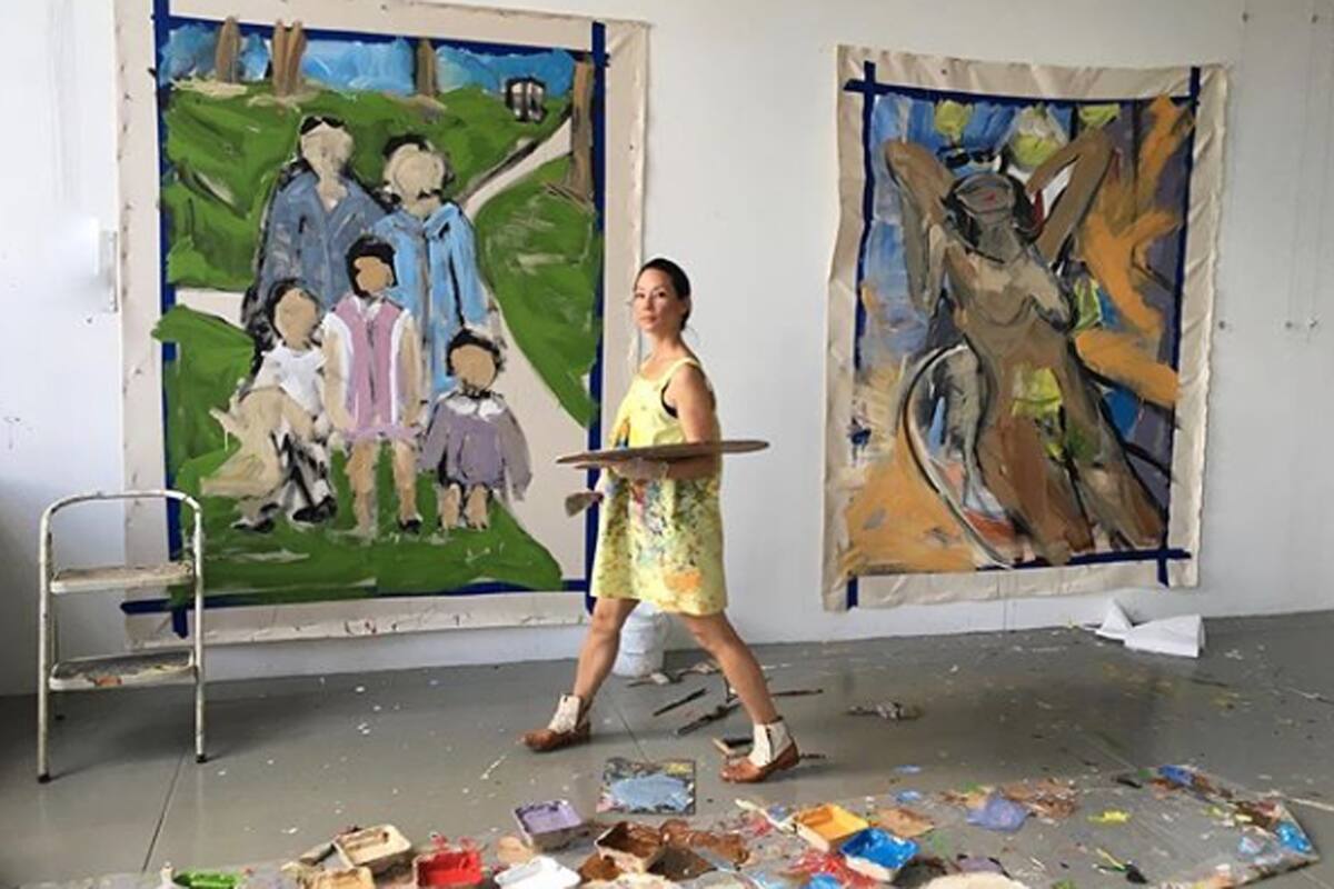 Desde 1993 que la actriz de Kill Bill expone sus obras en público