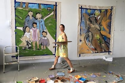 Desde 1993 que la actriz de Kill Bill expone sus obras en público