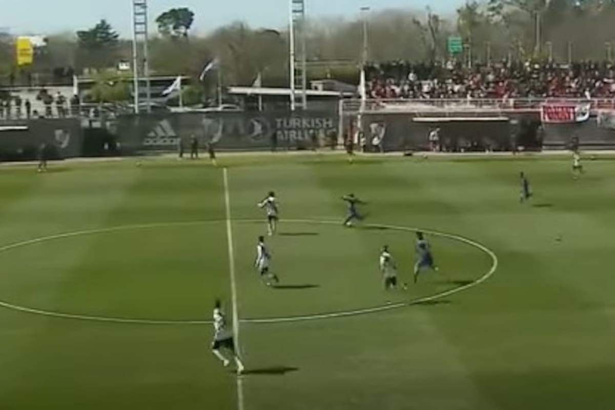 Desde ahí sacó el remate el sobrino de Riquelme que finalizó en el 2-0 de Tigre ante River en la reserva