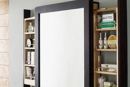 Desde botiquines ocultos a canastos para usar como estantes en todos los rincones