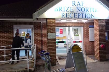 Desde Brize Norton, la base más grande de la Fuerza Aérea británica, partió el vuelo hacia Malvinas