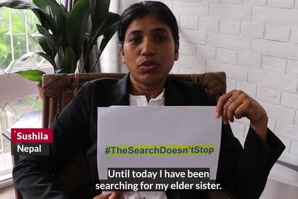 Desde el 30 de agosto, y por dos semanas, se celebra el Día Internacional de las Personas Desaparecidas