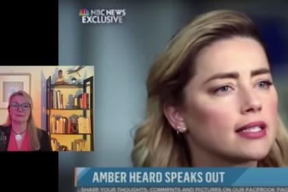 Desde el canal Rise Beyond Abuse, una psicoterapeuta analizó las declaraciones que dio Amber Heard en Dateline, programa de la NBC que consiguió entrevistarla tras el juicio