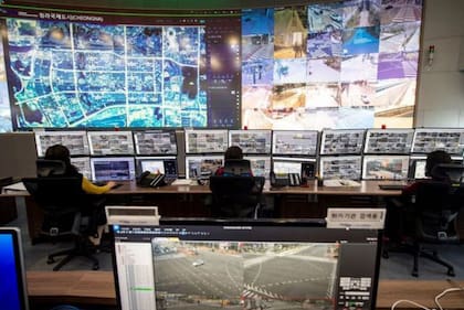 Desde el centro de control se ve toda la ciudad.