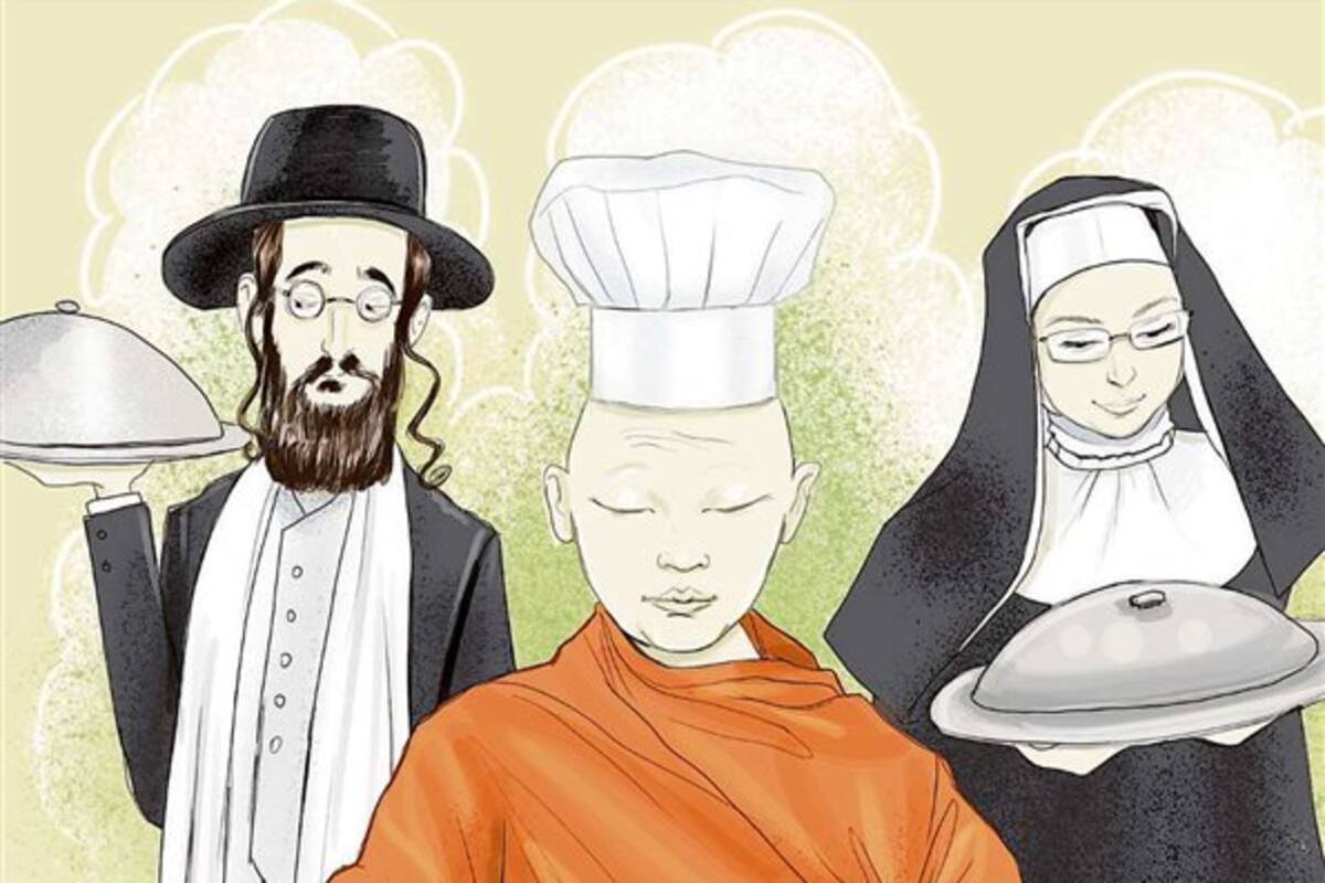 Desde el inicio de los tiempos la comida estuvo influenciada por los textos sagrados y hoy es posible encontrar propuestas que respetan las recetas de las tradiciones judías, católicas, musulmanas, budistas y protestantes