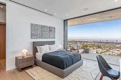 Desde el interior de la mansión se tienen vistas espectaculares de Los Ángeles