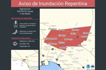 Desde el miércoles 12 de febrero, las autoridades ordenaron evacuar a los residentes de zonas afectadas por incendios recientes ante el peligro de aludes