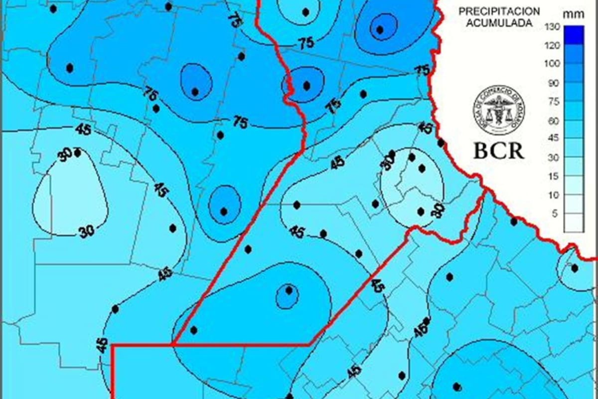 Desde el miércoles pasado se acumularon importantes precipitaciones