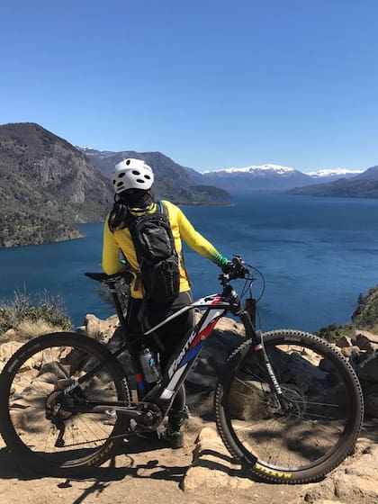 Desde el mirador Bandurrias, donde se llega pedaleando cinco kilómetros