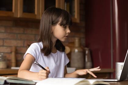 Desde el principio del año escolar, la mayoría de los niños combinan clases presenciales con Zoom