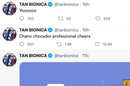 Desde esa cuenta de Twitter comenzaron a lanzar improperios contra Chano, Yanina Latorre y hasta el Presidente.