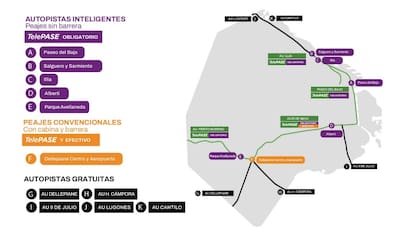 Desde este 1 de noviembre, el peaje de la autopista Perito Moreno será completamente automático