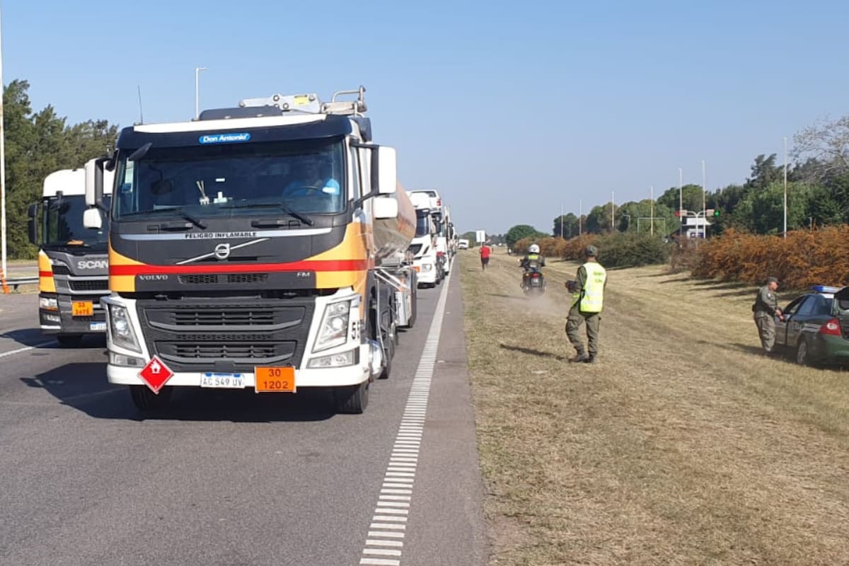 Desde este martes estaba prevista una fuerte protesta de transportistas, pero logró suficientes adhesiones. Archivo