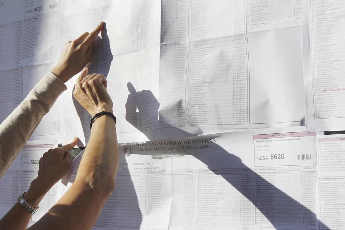 Desde hoy y por dos semanas podés chequear el padrón electoral y pedir cambios