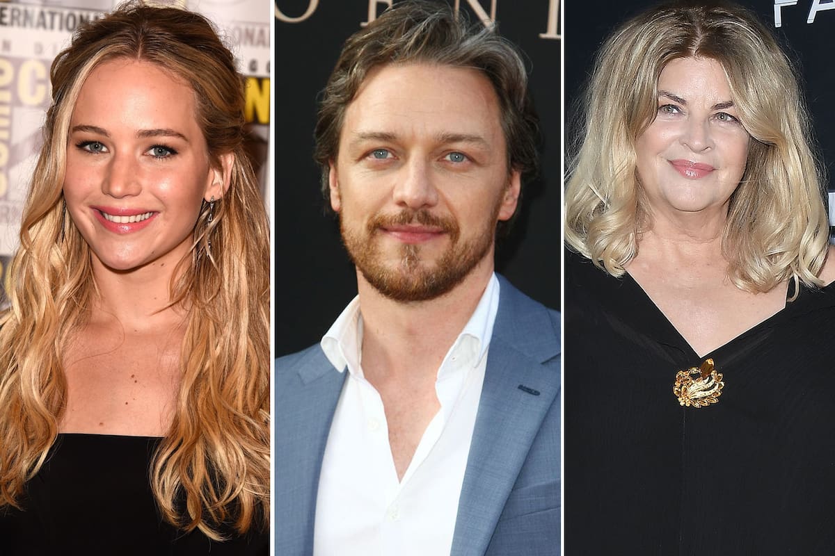 Desde Jennifer Lawrence y James McAvoy hasta Kirstie Alley, todos sufrieron algún revés durante su carrera