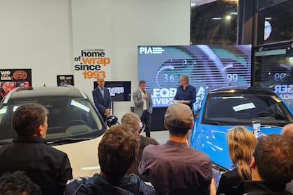 Desde la izquierda: Ricardo Flammini, presidente de Nissan Argentina, y Martín Galdeano, presidente de Ford Argentina y Sudamérica