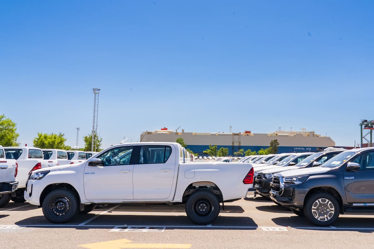 Desde la planta de Toyota en Zárate parte la Hilux, el vehículo que lidera las ventas en la mayoría de los distritos