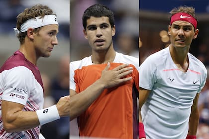 Desde la próxima semana habrá un nuevo N° del mundo: Casper Ruud, Carlos Alcaraz o Rafael Nadal