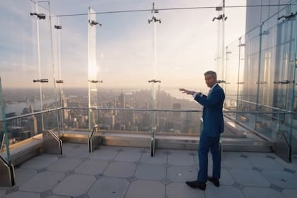 Desde la terraza se puede disfrutar el horizonte de Manhattan en todo su esplendor