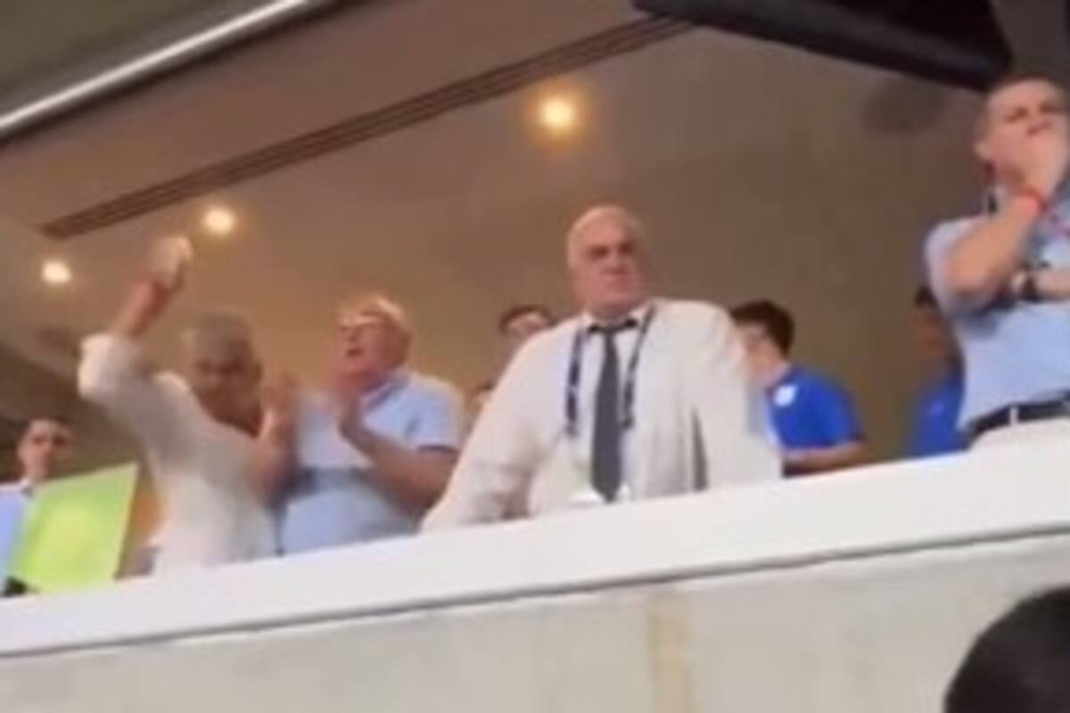 Desde los palcos, algunos dirigentes uruguayos también participaron de los incidentes en la semifinal de la Copa América entre Uruguay y Colombia