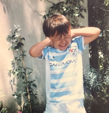 Desde muy chico, Bautista ya se apasionaba en el hockey infantil del Club Ciudad de Buenos Aires
