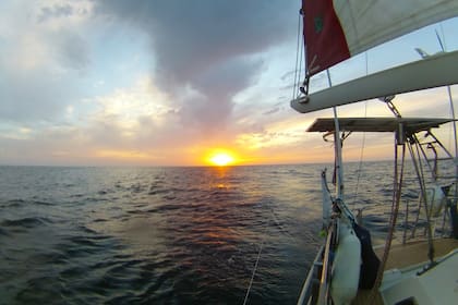 “En el océano me llamó la atención ese silencio que gané en mi cabeza, lo defino como un movimiento sincrónico con las olas".