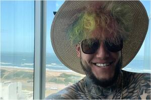 Desde Punta del Este, Alex Caniggia generó polémica