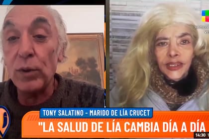Desde su casa en Mar del Plata, Tony Salatino dio detalles sobre la salud de Lía Crucet y habló de la interna familiar