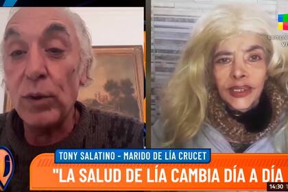 Desde su casa en Mar del Plata, Tony Salatino dio detalles sobre la salud de Lía Crucet y habló de la interna familiar