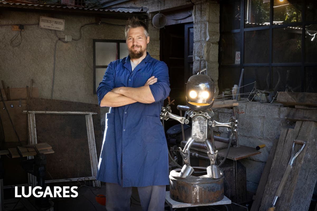 Desde su infancia en Campana hasta su actual hogar en Villa La Angostura, Guillermo Galetti siempre tuvo una afición por fabricar e intervenir objetos