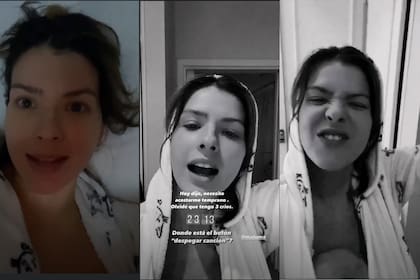 Desde sus Instagram stories, la actriz y mamá de Rufina, Magnolia y Amancio contó qué es lo que le sucede con tracks pegadizos