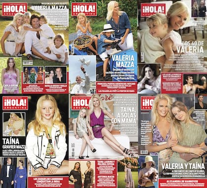 Desde sus primeros años, Taína nos acompaña en la tapa de ¡HOLA! Argentina, a veces con su mamá, otras con la familia entera, pero siempre el mismo encanto