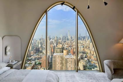 Desde todos los espacios del departamento se disfrutan de vistas privilegiadas de Nueva York