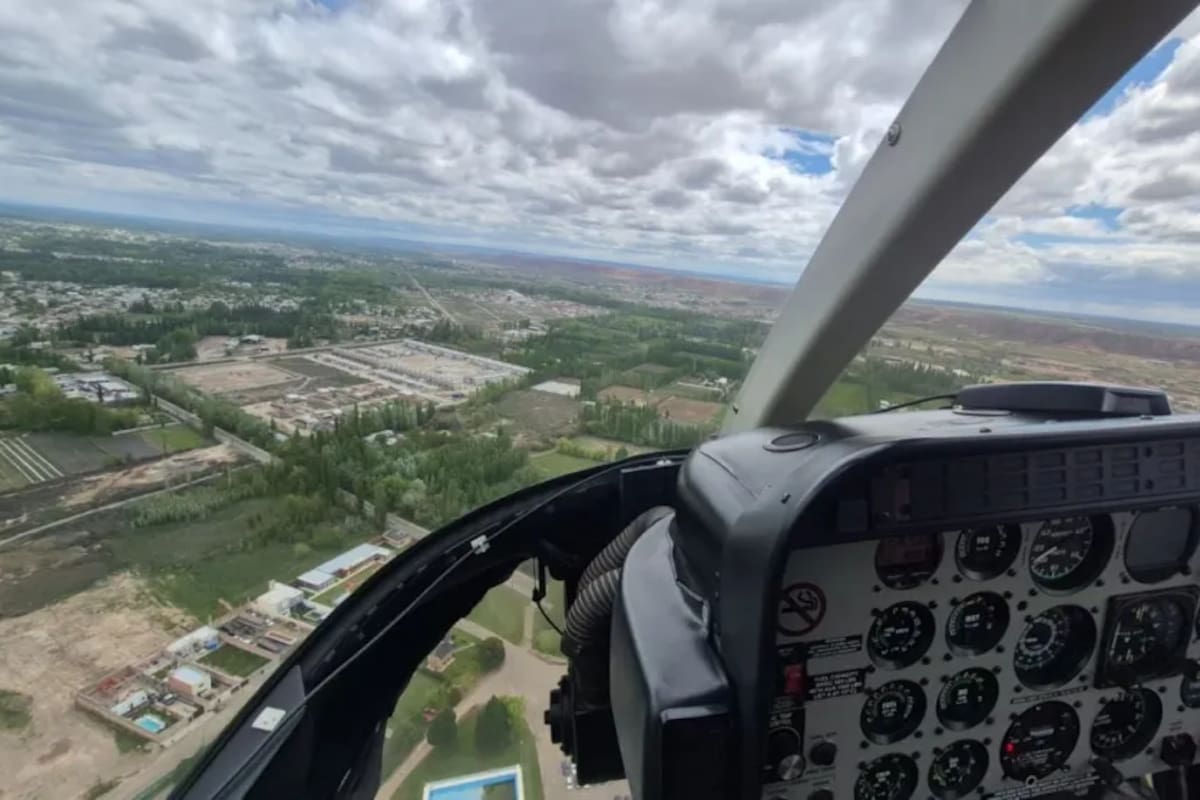 Desde un helicóptero pudieron divisar el cuerpo semisumergido de Galeano en el arroyo.